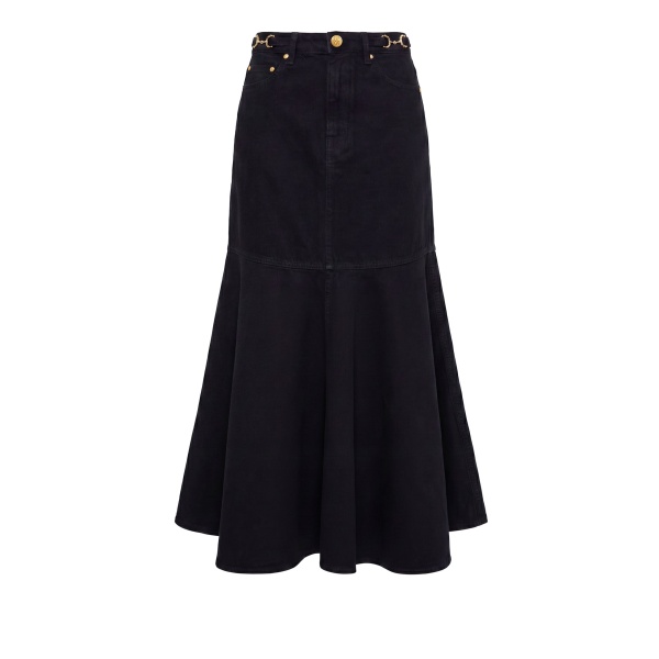 ulla johnson the madelyn denim skirt