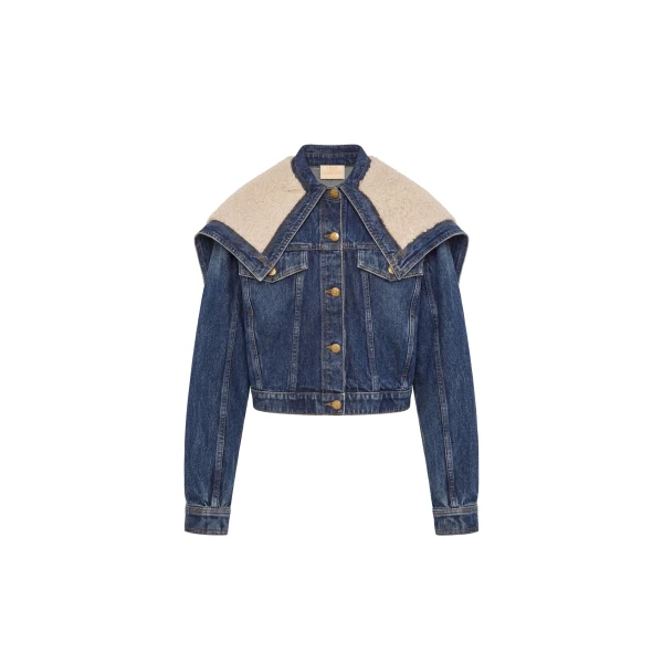 The Sybil Denim Jacket in Nile