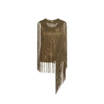 ulla johnson willa silk fringe top