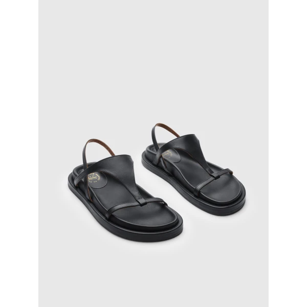 ATP Atelier Ultimo in Black Comfy Sandals Black