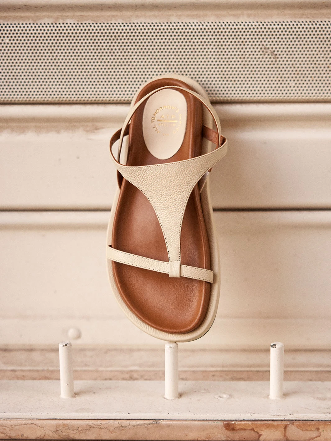 Ivory ATP Atelier comfy sandals