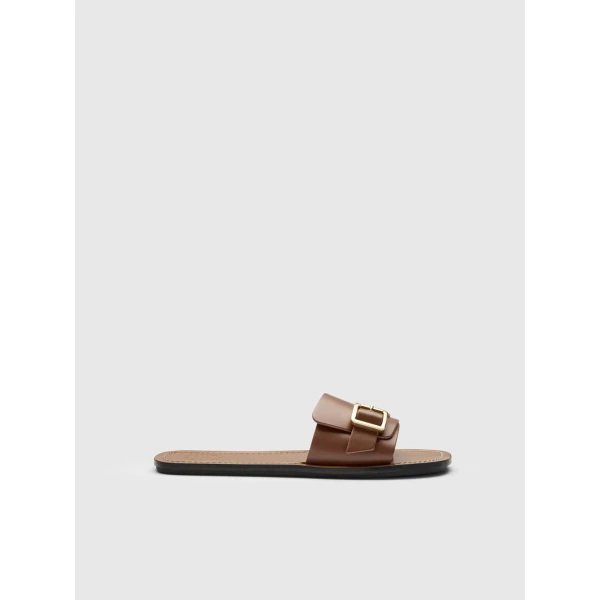 ATP Atelier Velturno in Cannella Flat Sandals