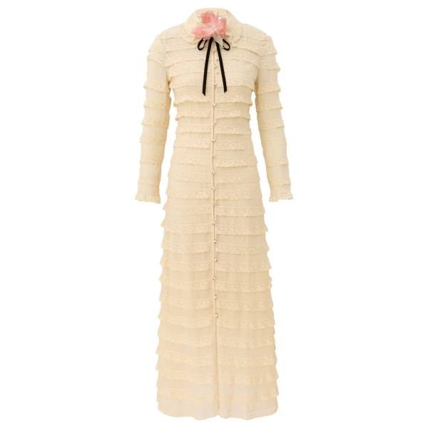 Zimmermann Ascent Lace Frill Dress