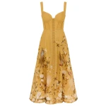 Zimmermann Momentum Corded Midi Dress