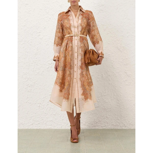 Zimmermann Momentum Midi Shirt Dress, view 2