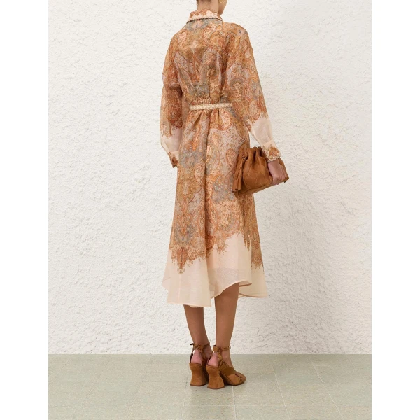 Zimmermann Momentum Midi Shirt Dress, view 4