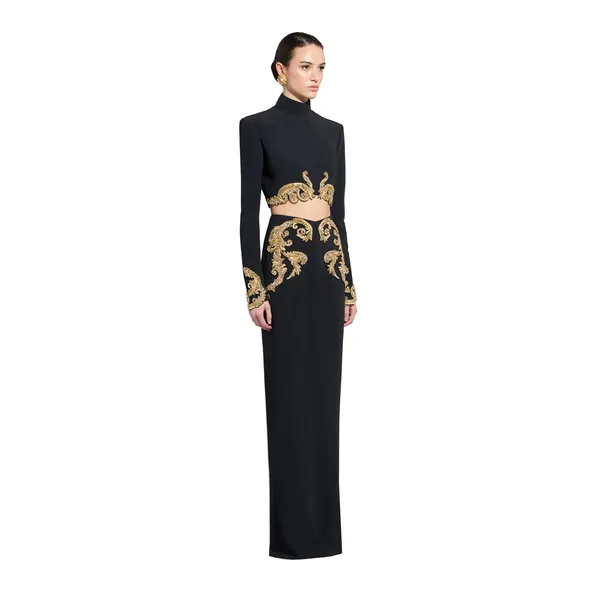 Zuhair Murad Beaded Cady Skirt - Skirts - Lebanese Haute Couture and Evening Gowns at Coveti