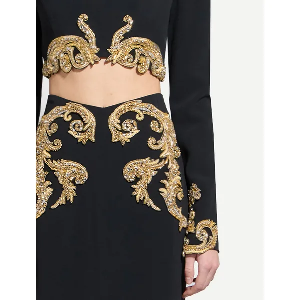 Zuhair Murad Cady Cropped Top - Tops - Lebanese Haute Couture and Evening Gowns at Coveti