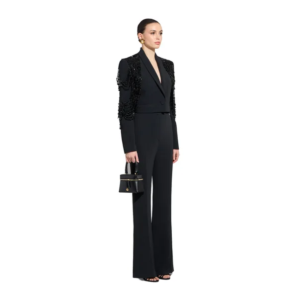 Zuhair Murad Cady Flared Trousers - Pants - Lebanese Haute Couture and Evening Gowns at Coveti