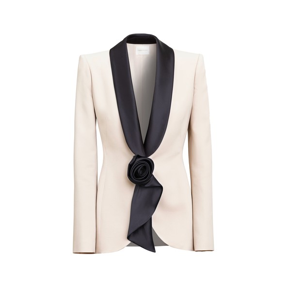 Zuhair Murad Cady Flower Jacket - Jackets - Lebanese Haute Couture and Evening Gowns at Coveti