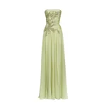 Zuhair Murad Chiffon Strapless Dress - Dresses - Lebanese Haute Couture and Evening Gowns at Coveti
