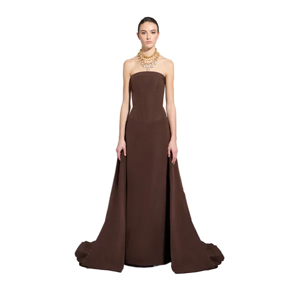 Zuhair Murad Corseted Long Dress - Dresses - Lebanese Haute Couture and Evening Gowns at Coveti
