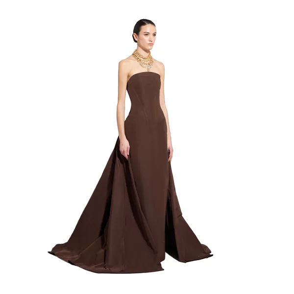 Zuhair Murad Corseted Long Dress - Dresses - Lebanese Haute Couture and Evening Gowns at Coveti