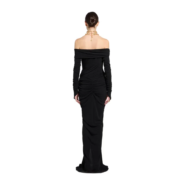 Zuhair Murad Draped Off-Shoulder Dress - Dresses - Lebanese Haute Couture and Evening Gowns at Coveti