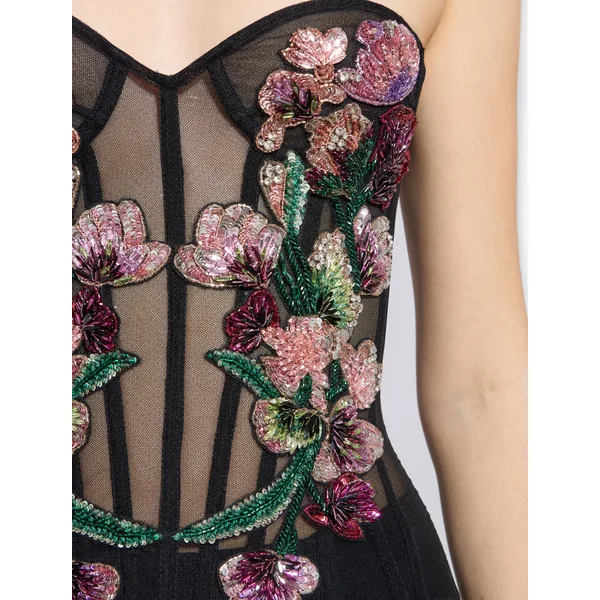 Zuhair Murad Embroidered Corset - Tops - Lebanese Haute Couture and Evening Gowns at Coveti