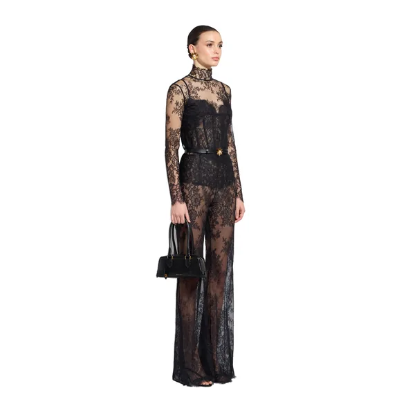 Zuhair Murad Floral Halter Lace Top - Tops - Lebanese Haute Couture and Evening Gowns at Coveti