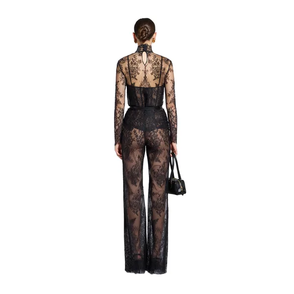 Zuhair Murad Floral Halter Lace Top - Tops - Lebanese Haute Couture and Evening Gowns at Coveti