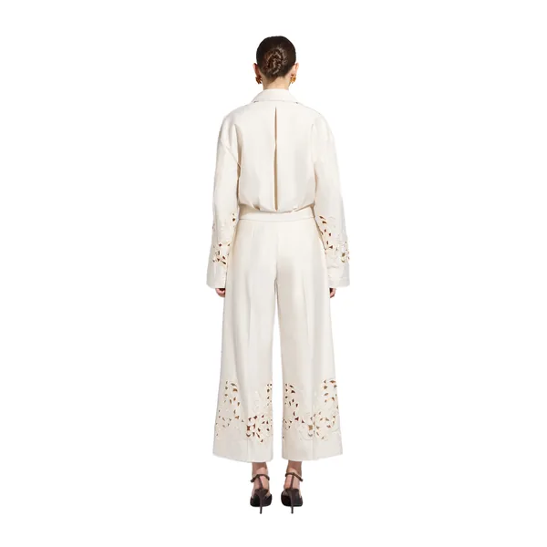 Zuhair Murad Flower Embroidered Jacket - Jackets - Lebanese Haute Couture and Evening Gowns at Coveti