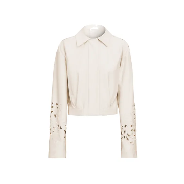 Flower Embroidered Jacket