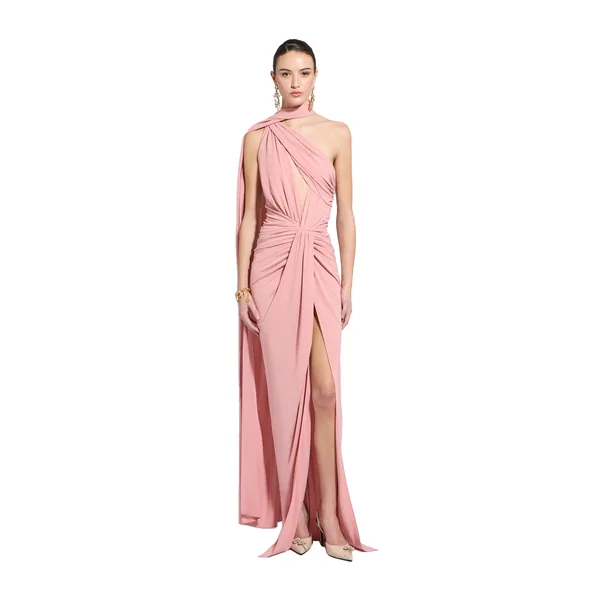 Zuhair Murad Jersey Draped Dress - Dresses - Lebanese Haute Couture and Evening Gowns at Coveti