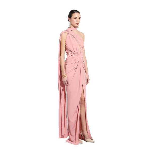 Zuhair Murad Jersey Draped Dress - Dresses - Lebanese Haute Couture and Evening Gowns at Coveti