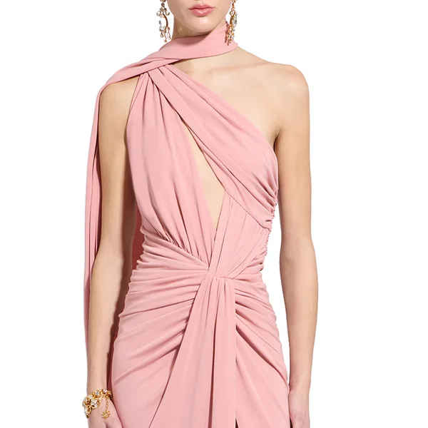 Zuhair Murad Jersey Draped Dress - Dresses - Lebanese Haute Couture and Evening Gowns at Coveti