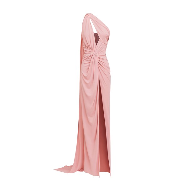Zuhair Murad Jersey Draped Dress - Dresses - Lebanese Haute Couture and Evening Gowns at Coveti