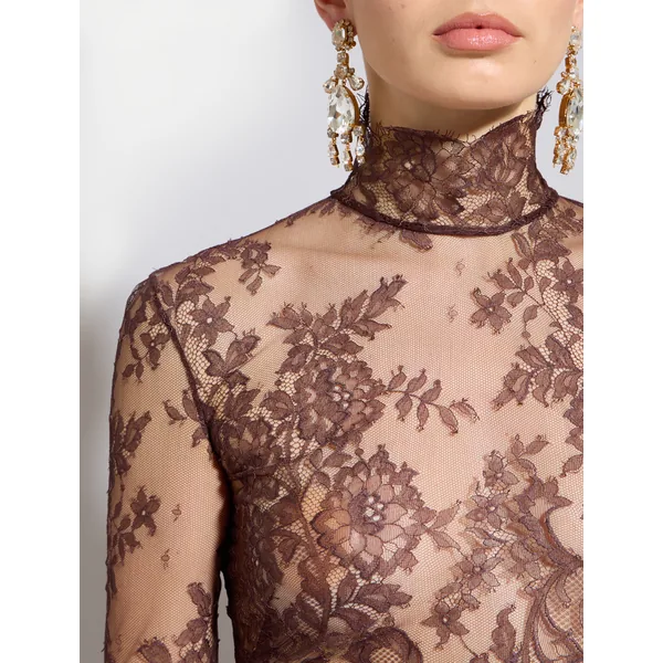 Zuhair Murad Lace Long Dress - Dresses - Lebanese Haute Couture and Evening Gowns at Coveti