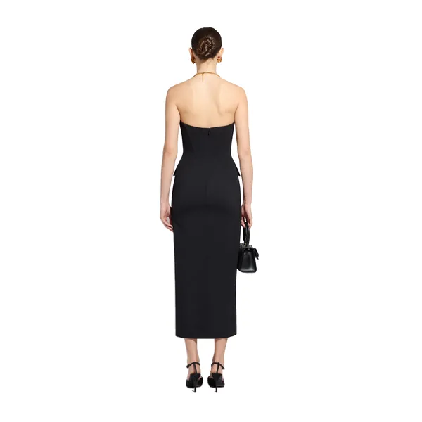 Zuhair Murad Light Wool Midi Dress - Dresses - Lebanese Haute Couture and Evening Gowns at Coveti