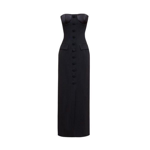 Zuhair Murad Light Wool Midi Dress - Dresses - Lebanese Haute Couture and Evening Gowns at Coveti