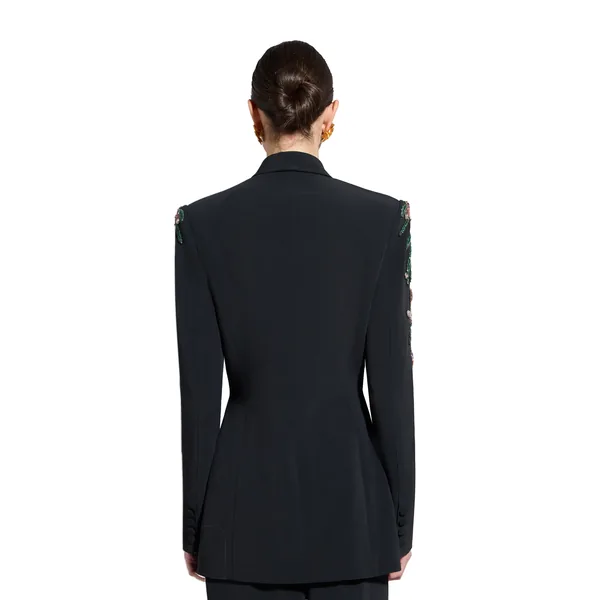 Zuhair Murad Multicolor Cady Jacket - Jackets - Lebanese Haute Couture and Evening Gowns at Coveti
