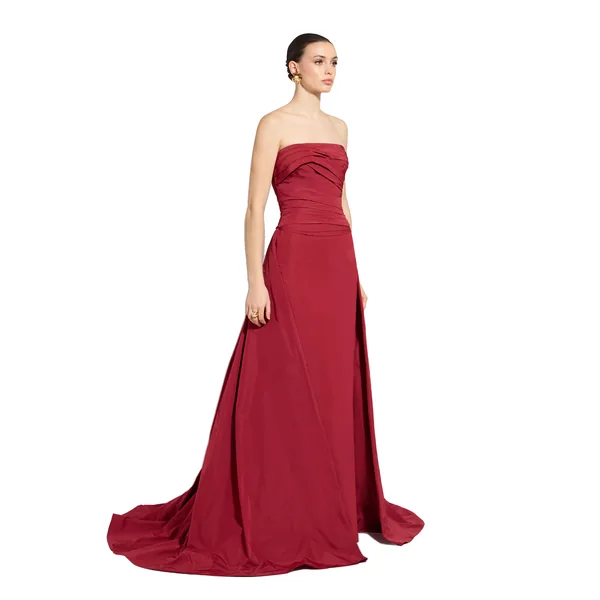 Zuhair Murad Strapless Draped Dress - Dresses - Lebanese Haute Couture and Evening Gowns at Coveti