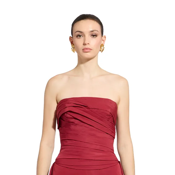 Zuhair Murad Strapless Draped Dress - Dresses - Lebanese Haute Couture and Evening Gowns at Coveti
