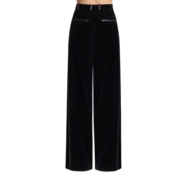 Zuhair Murad Velvet Wide Trousers - Pants - Lebanese Haute Couture and Evening Gowns at Coveti