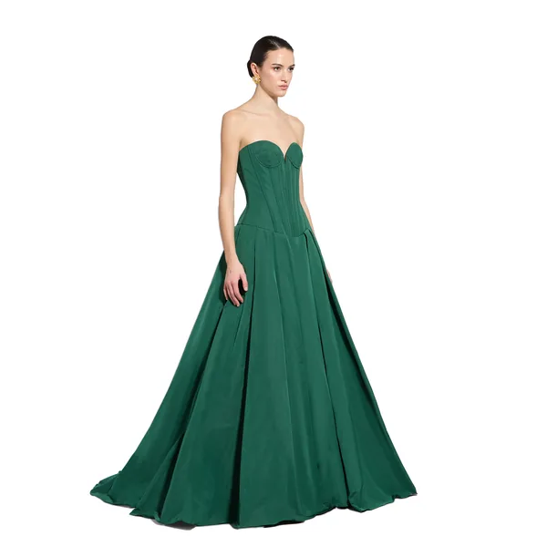 Zuhair Murad Wide Long Dress - Dresses - Lebanese Haute Couture and Evening Gowns at Coveti