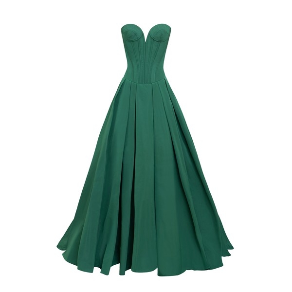 Zuhair Murad Wide Long Dress - Dresses - Lebanese Haute Couture and Evening Gowns at Coveti