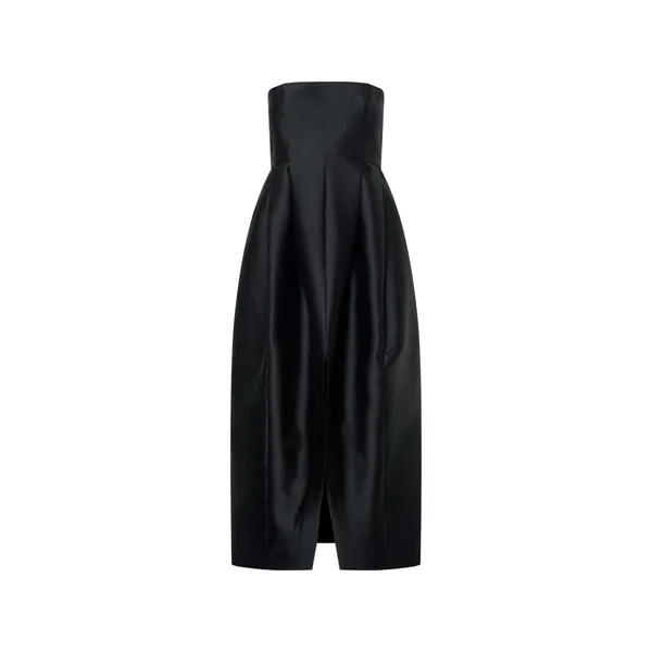 Bodice Detail Gown Black