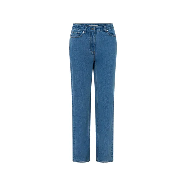 Straight Leg Denim Jean Mid Vintage Wash