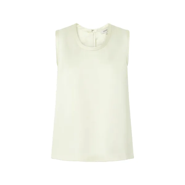 Double Satin Tank Champagne