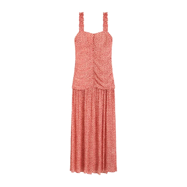 Elise Dress in Rouge Dot