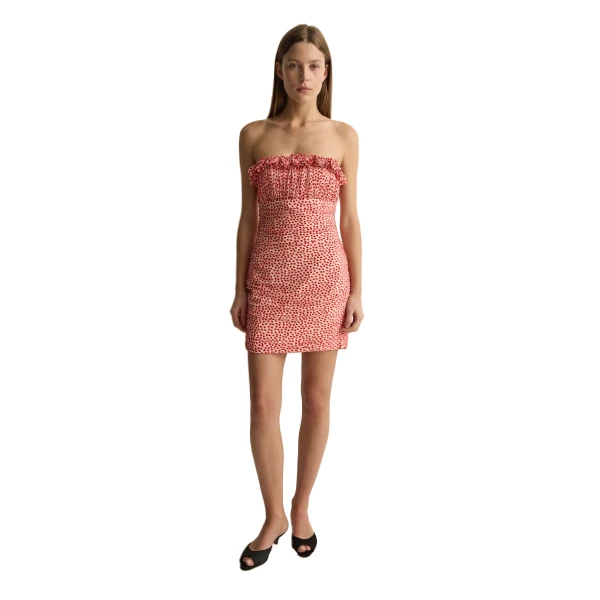 Posse Elise Mini Dress in Rouge Dot, Dresses in Multicolour, view 4
