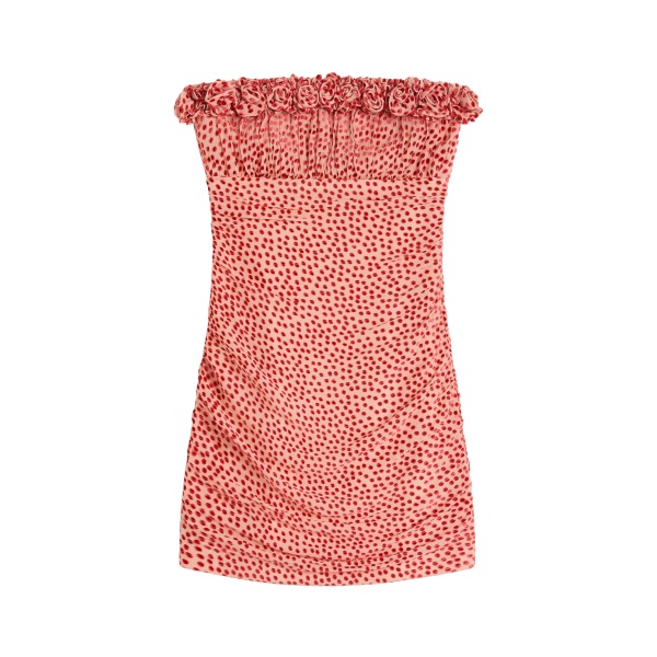 Posse Elise Mini Dress in Rouge Dot, Dresses in Multicolour