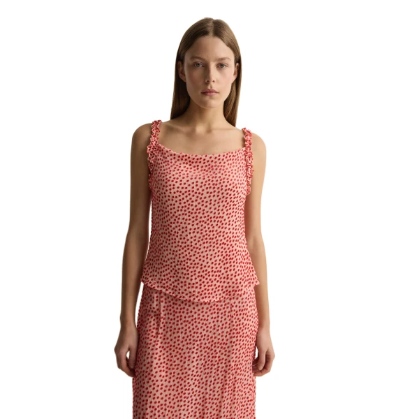 Posse Elise Top in Rouge Dot, Tops in Multicolour, view 2