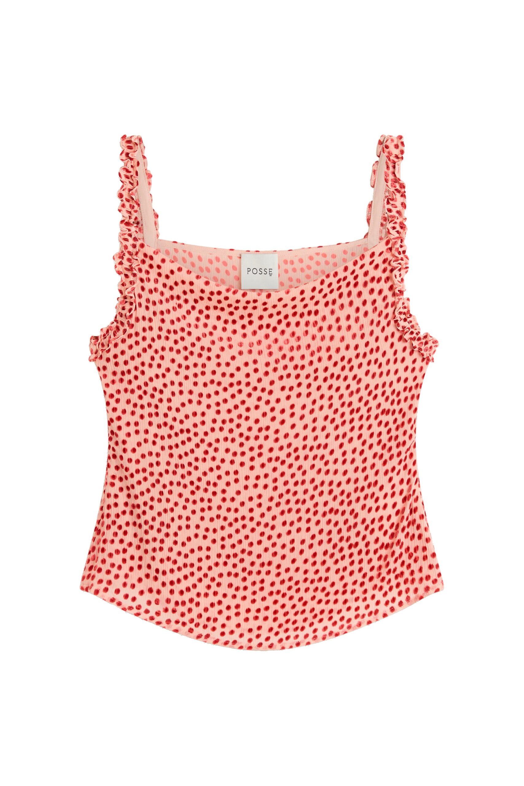 posse-Elise-Top-in-Rouge-Dot-Tops-Multicolour-coveti Posse Elise Top in Rouge Dot, Tops in Multicolour