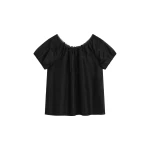 Posse Estelle Blouse in Black, Tops in Black
