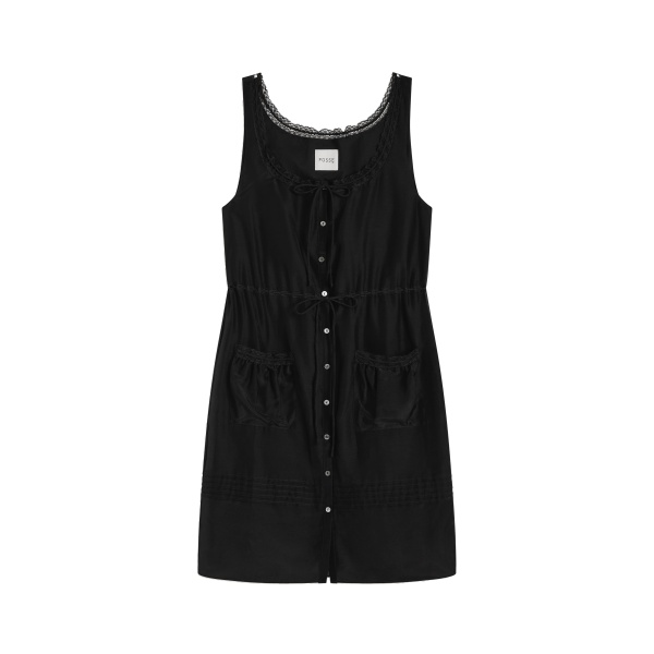Posse Estelle Dress in Black, Dresses in Black
