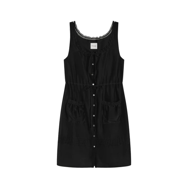 Posse Estelle Dress in Black, Dresses in Black