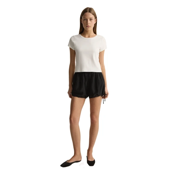 Posse Estelle Short in Black, Shorts in Black, view 2