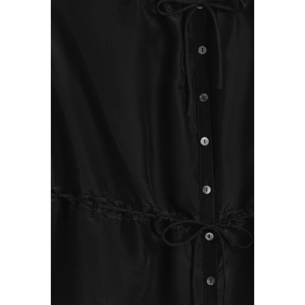 Posse Estelle Top in Black, Tops in Black, view 6