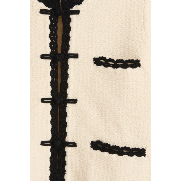 Posse Hattie Jacket in Cream Black, Jackets in Multicolour, view 6